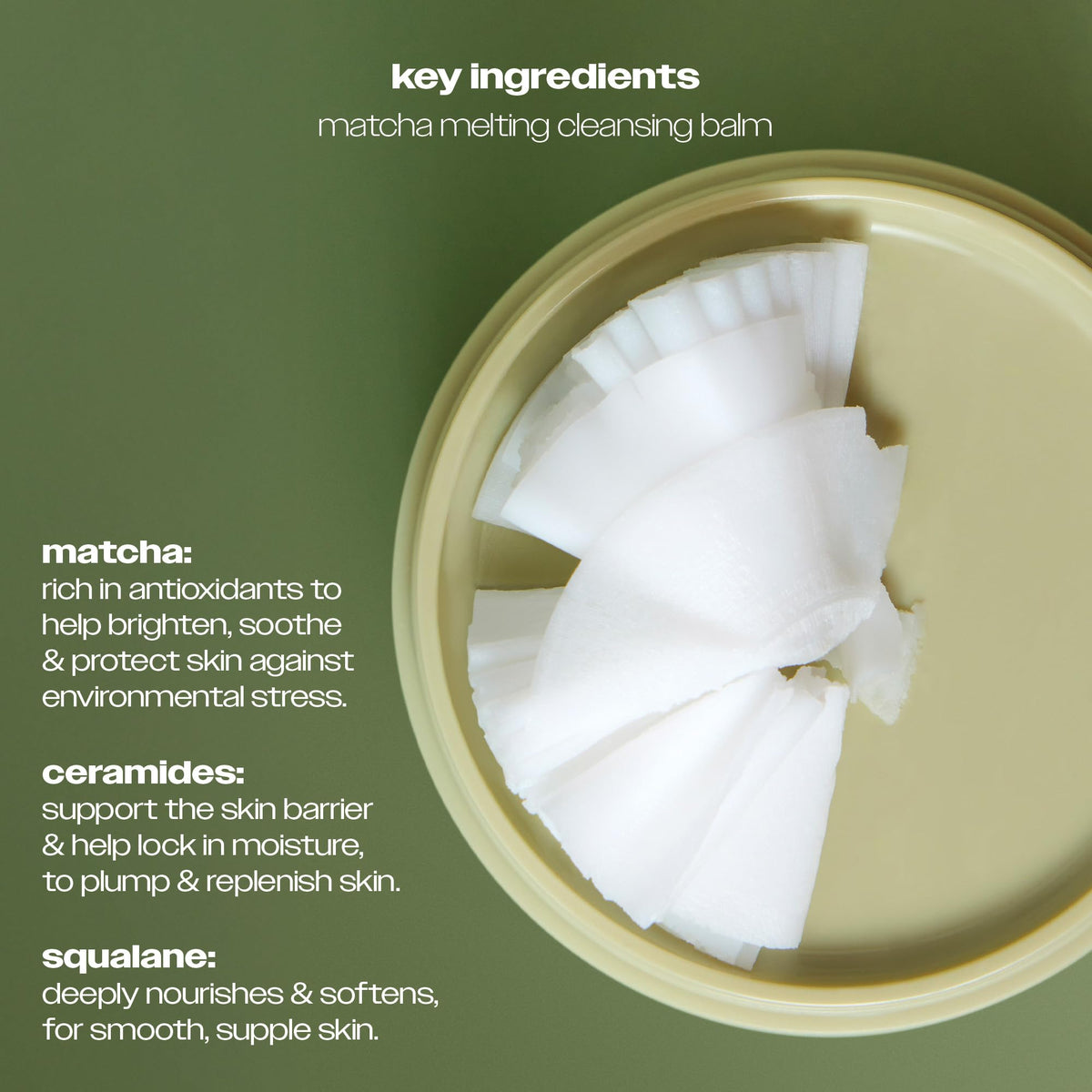 ICONIC LONDON Underglow Matcha Cleansing Balm | Makeup Remover, 1.41 oz ICONIC LONDON