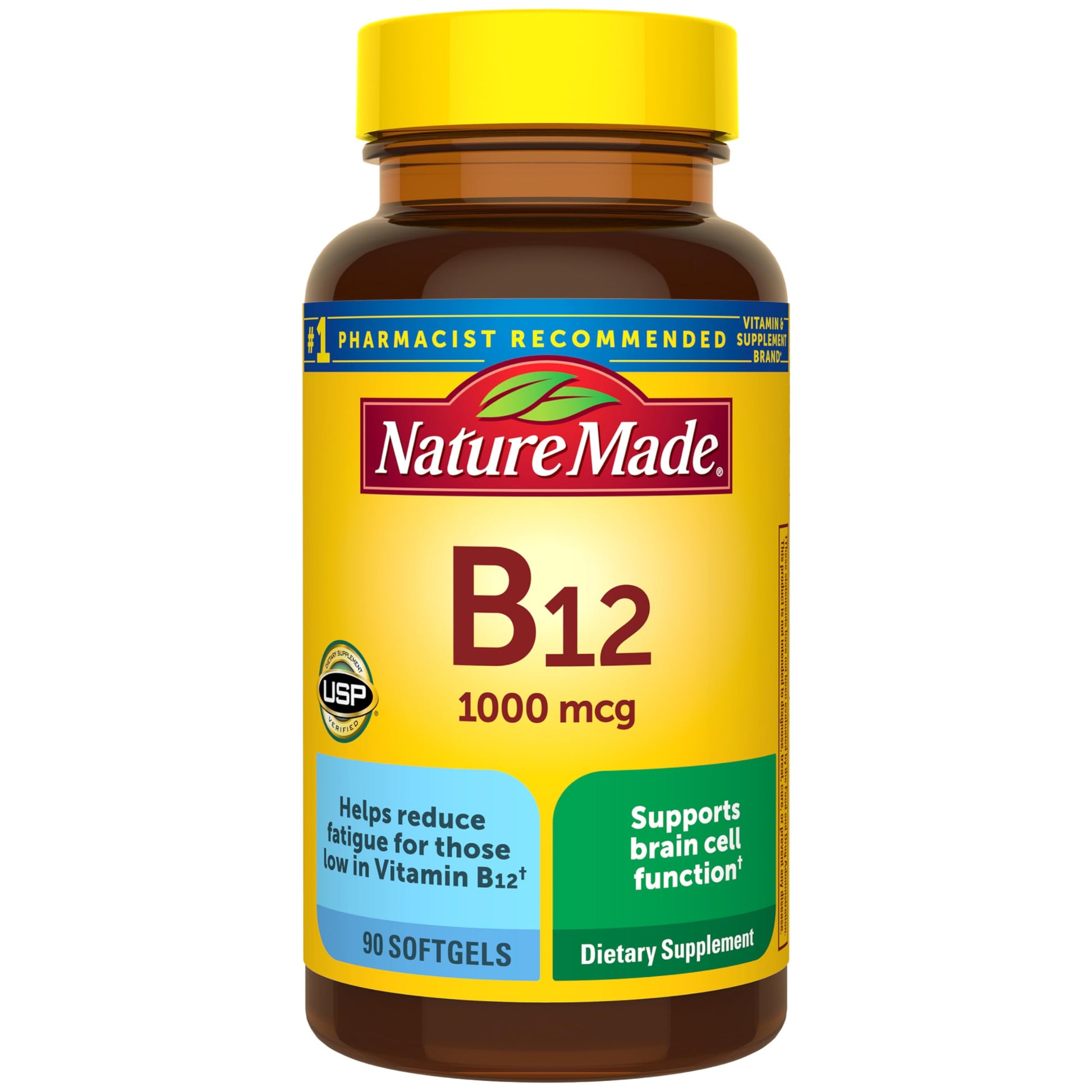 Nature Made Vitamin B12 1000 mcg, Energy Metabolism Support, 150 Softgels | B12 Vitamins 1000 mcg, Energy Metabolism Support Supplement for Women and Men, Gluten Free, 150 Day Supply Gsupps Australia