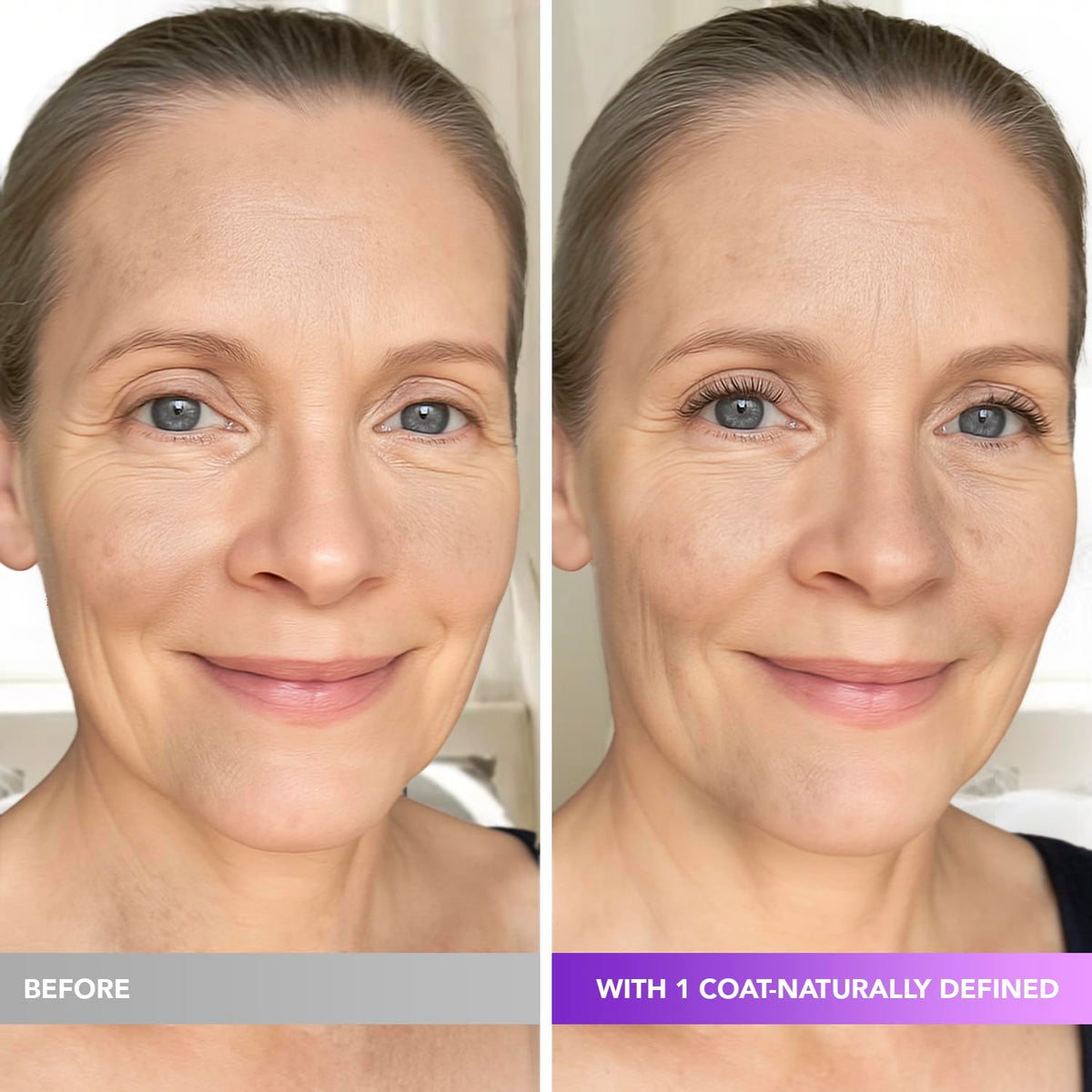 Mascara for Older Women 60 Plus: Black Prime Lash Mascara - Prime Mascaras for Mature Women Makeup - Extreme Length in 2 Coats - Hypoallergenic Non-Clumping Formula for Sensitive Eyes, 6g Blooskim
