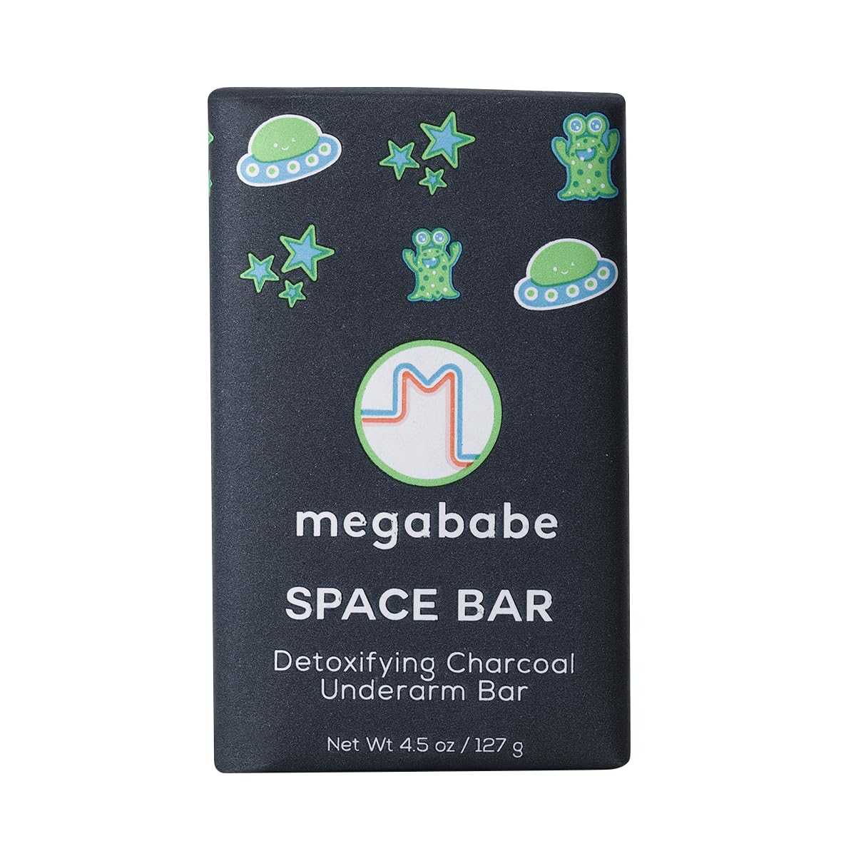 Megababe Space Bar, Detox Charcoal Underarm Bar, Odor Control, 4.5 oz Megababe