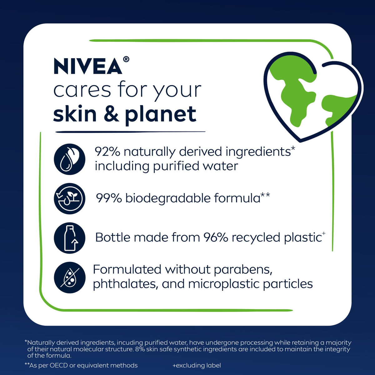 NIVEA MEN Maximum Hydration 3-in-1 Body Wash, Multipack, 3 x 16.9 FL OZ NIVEA MEN