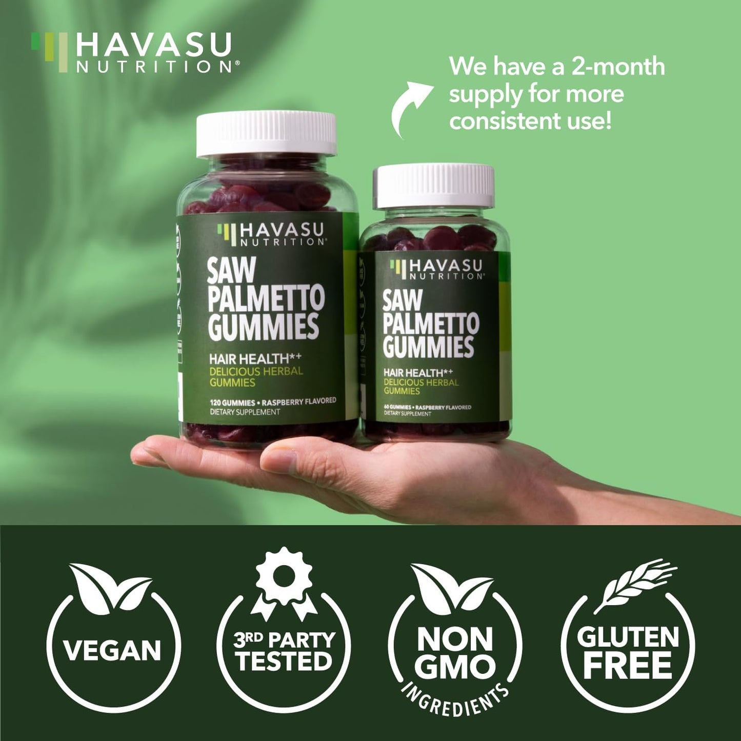 Saw Palmetto Gummies for Men, Prostate Health Supplement, 60 Count | DHT Blocker for Men for Hair Health & Male Patterned Balding, Supports Scalp and Prostate Wellness, Raspberry, 30 Day Supply Gsupps Australia