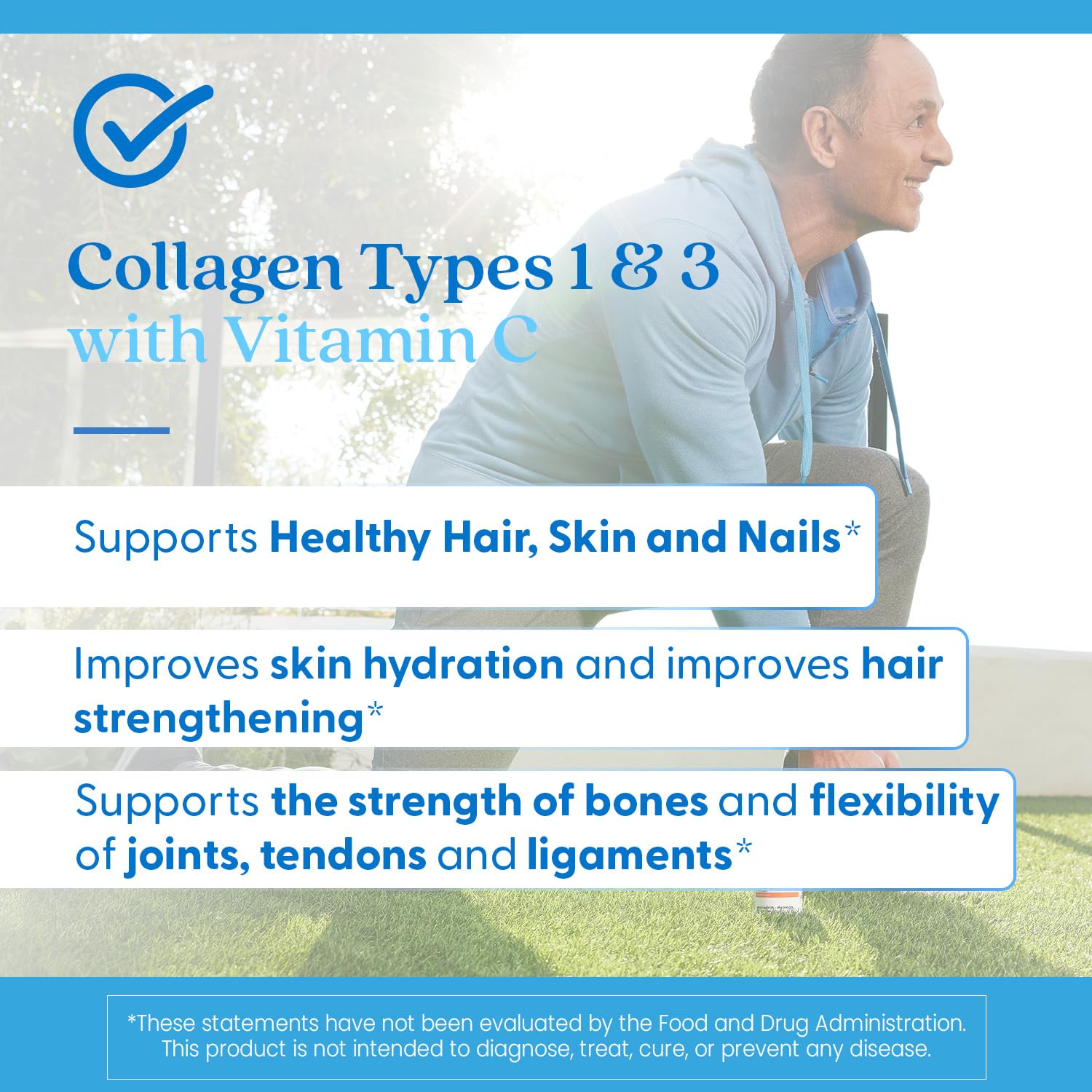 Doctor's Best Collagen Types 1 & 3 with Vitamin C, Non-GMO, Gluten Free, Soy Free, Supports Hair, Skin, Nails, Tendons & Bones, 500 mg, 240 Caps (DRB-00263) Doctor's BEST buy australia supplements
