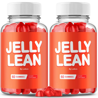 (2 Pack) Jelly Lean Gummies, JellyLean Gummys Loss Support Formula, Premium All-Natural Ingredients Advanced Maximum Strength for Overall Health & Wellness Supplement Lofero