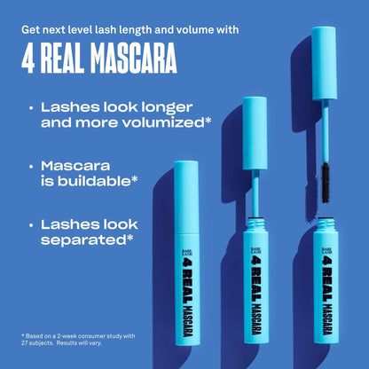 Babe Original 4 Real Mascara for Volume, Length & Lift, Black BABE ORIGINAL