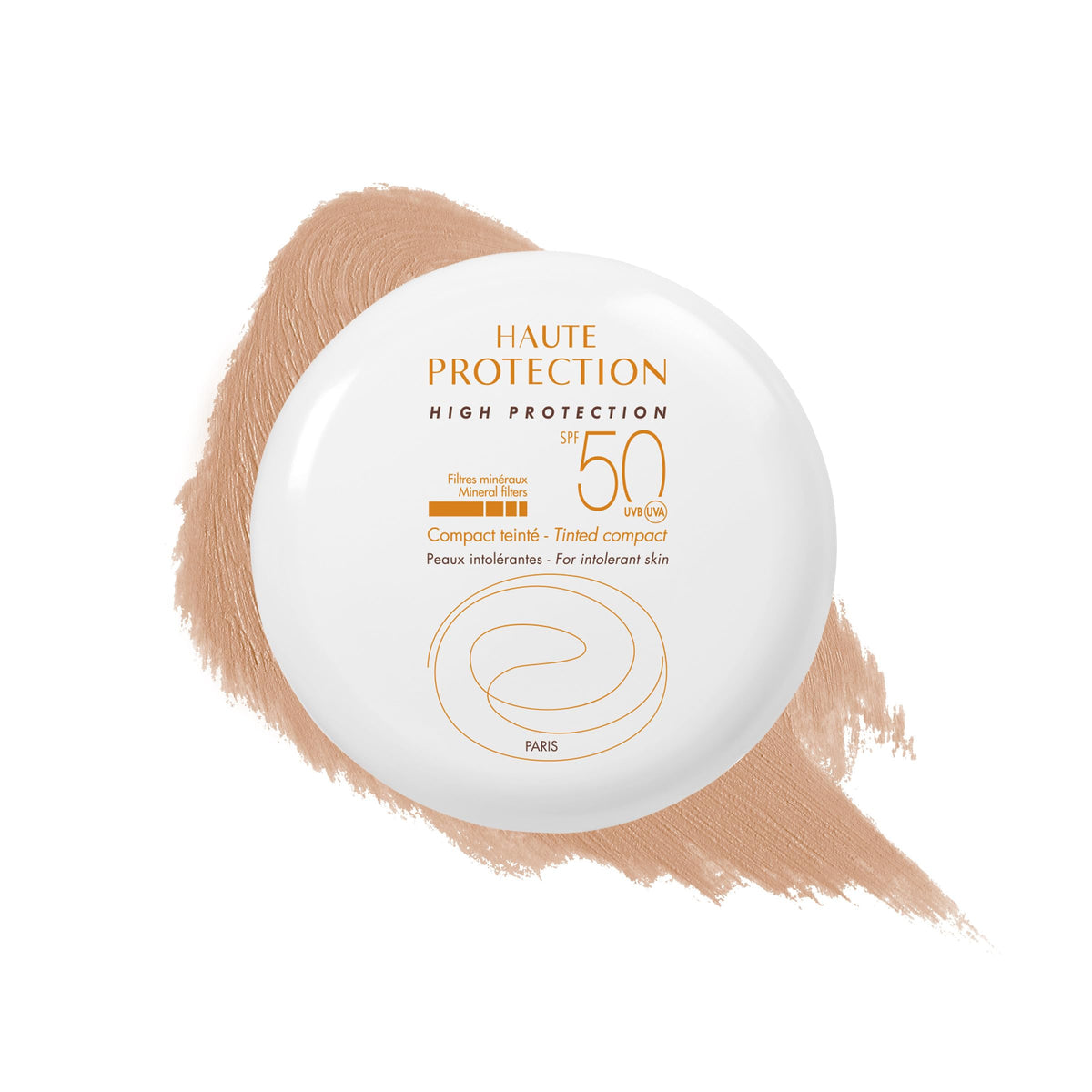 Avène Tinted SPF 50, 100% Mineral UVA/UBB Filter Sunscreen, Beige, 0.35 oz Eau Thermale Avène