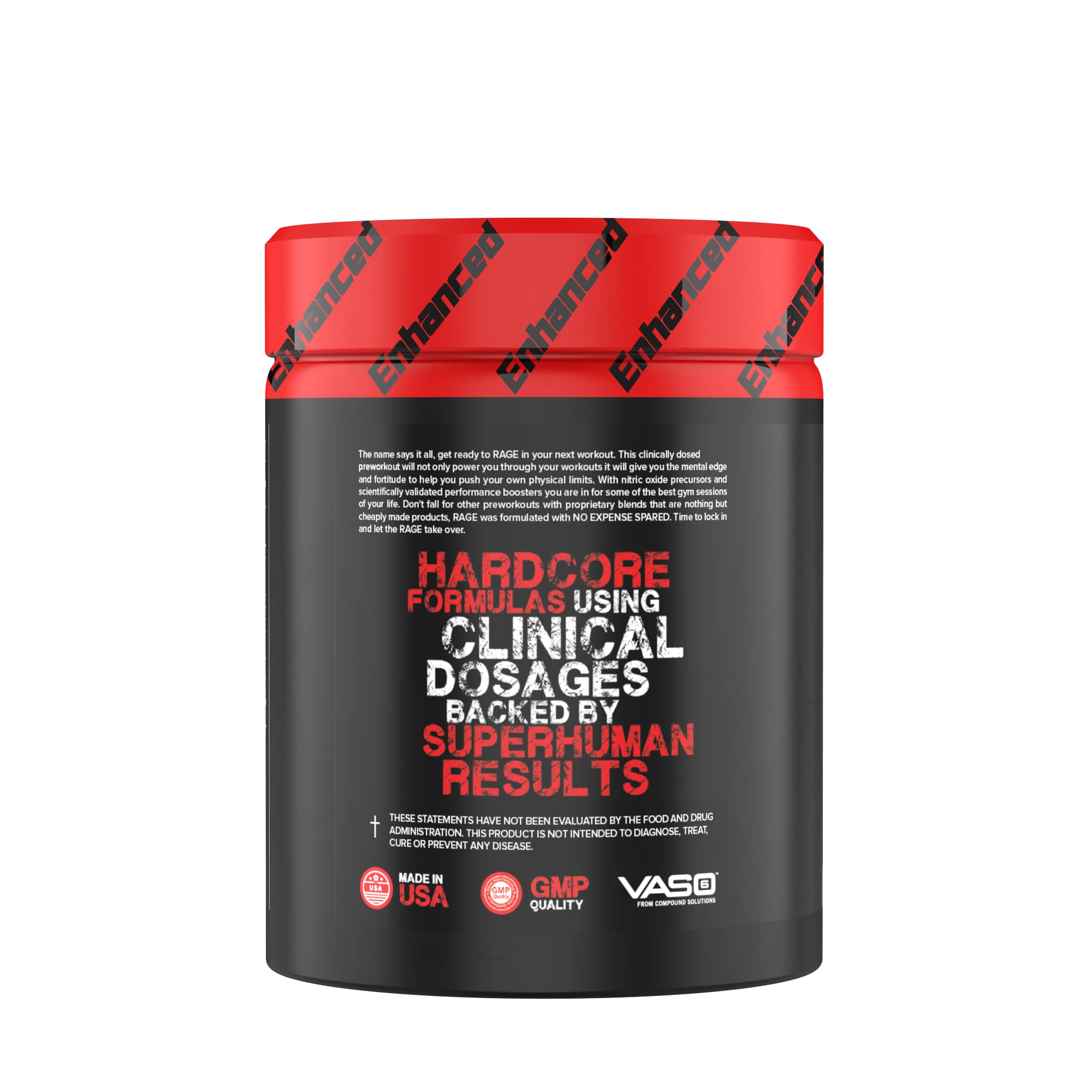 Enhanced Labs - Mr. Olympia 2020 Big Ramy’s Rage Pump - Stimulant Free Pre Workout Enhanced buy australia supplements