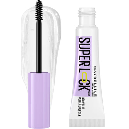 Maybelline Super Lock Brow Glue Eyebrow Gel, Lightweight Brow Gel For Up To 24HR Hold, Clear, 1 Count MAYBELLINE