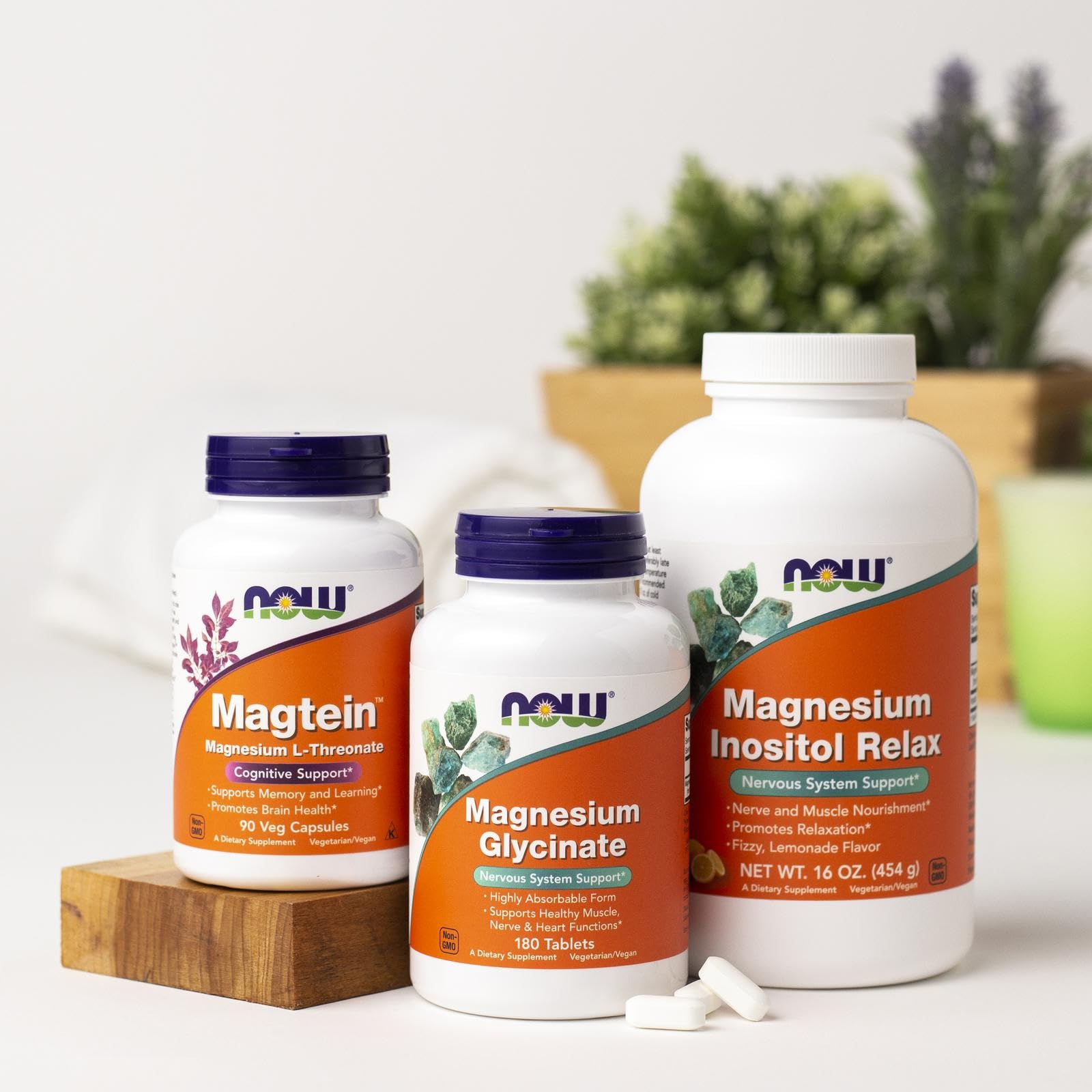 NOW Foods Supplements, Magnesium Glycinate 100 mg, Highly Absorbable Form, 180 Tablets NOW Foods buy australia supplements