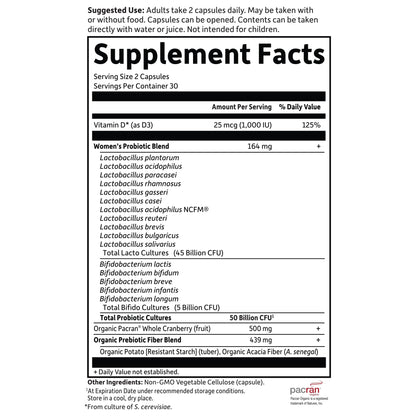 Garden of Life Dr. Formulated Probiotics Urinary Tract+ - 50 Billion CFU - Supports Digestive, Immune & Urinary Tract Health Garden of Life