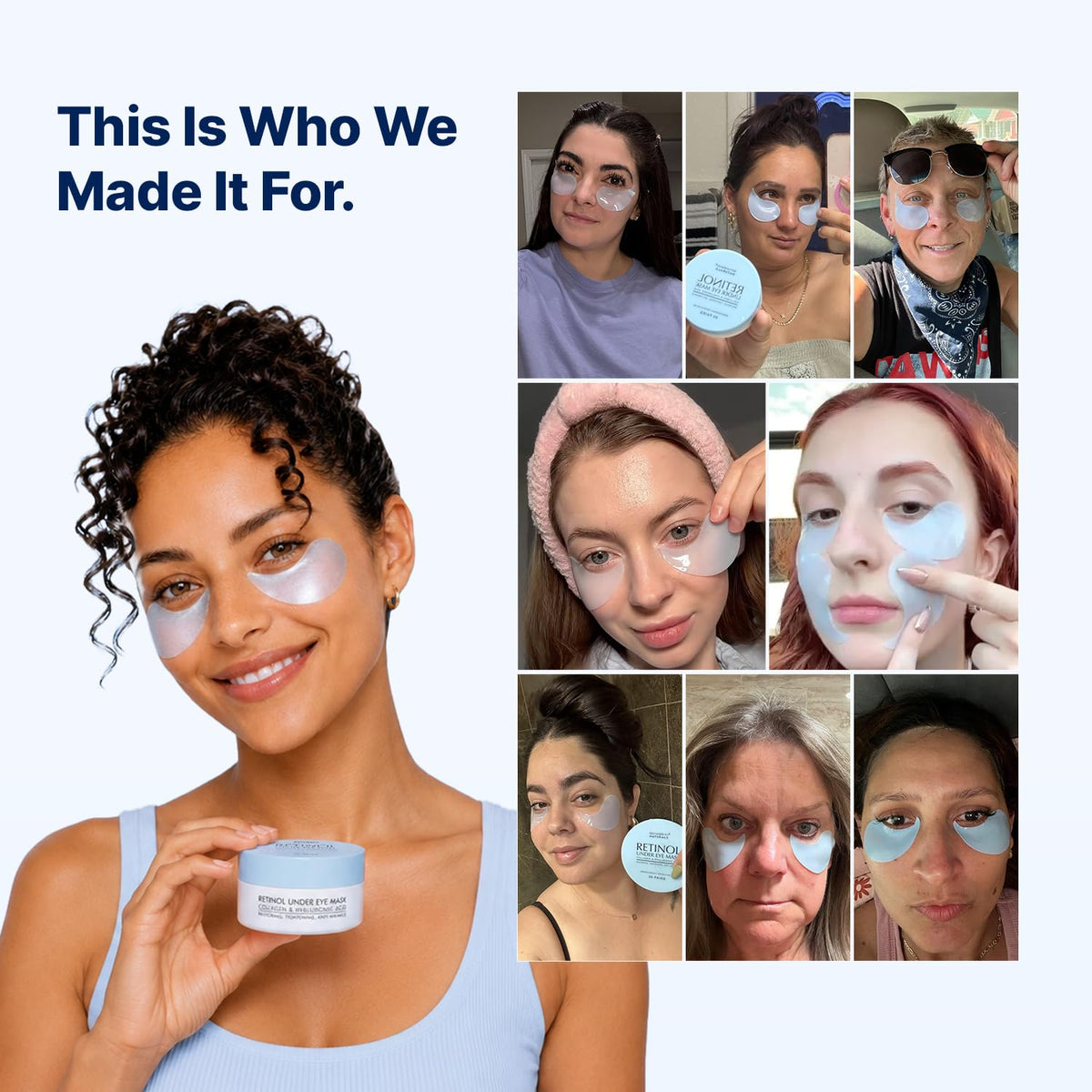 Enaskin Naturals Under Eye Patches for Puffy Eyes & Dark Circles 60 Patches Enaskin Naturals