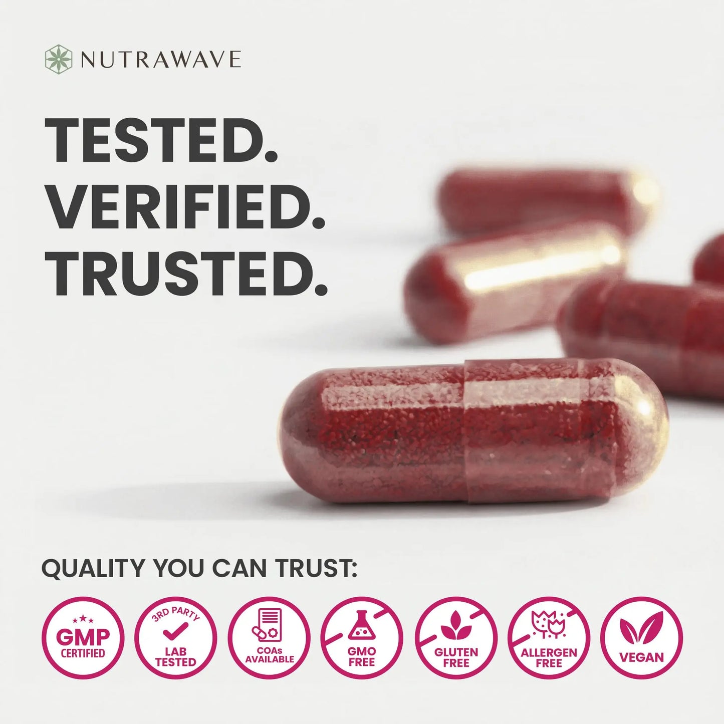 Nutra Wave 1400mg Organic Beet Root Capsules Per Serving – Nitric Oxide Booster for Men – Supports Blood Pressure, Energy, Circulation & Heart Health – Non-GMO, Vegan – 120 Capsules / 60 Day Supply Nutra Wave