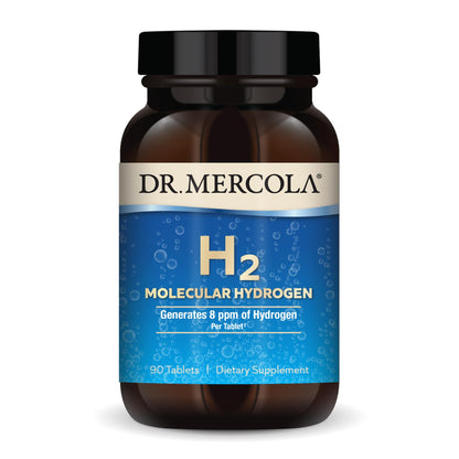 Dr. Mercola H2 Molecular Hydrogen Tablets, Creates Hydrogen Rich Water (8 ppm), Supports Cellular Energy, Brain Health & Healthy Aging Dr. Mercola