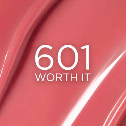 L'Oreal Paris Hyaluron Tint Lip Stain Serum, Long Lasting, Hydrating Lip Makeup Infused with Hyaluronic Acid, 601 Worth It (Pinky Nude) L'Oreal Paris