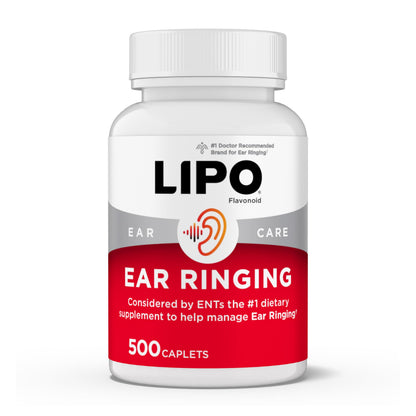 Lipo Flavonoid Ear Ringing - Doctor-Recommended for Ringing Ears – Clinically Proven Lemon Bioflavonoid Complex with Vitamins C, B1, B2, B6, B12, Lipo-Flavonoid