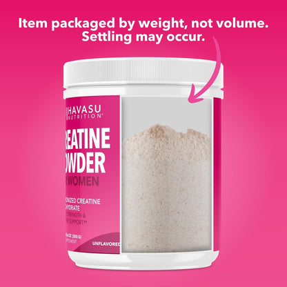 Creatine for Women, Unflavored, 300gm, 3g, Energy & Lean Muscle Support | Micronized Creatine Monohydrate Per Serving, Mental Clarity Support, Post Workout Recovery, Non-GMO, 100 Servings, Vegan Gsupps Australia