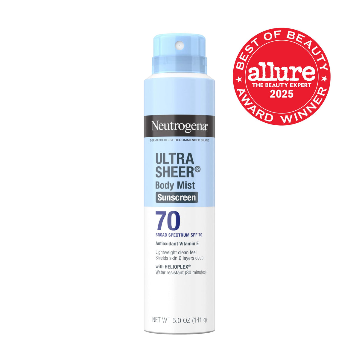 Neutrogena Ultra Sheer Dry Touch Sunscreen Spray, SPF 70, 3 x 5 oz Neutrogena