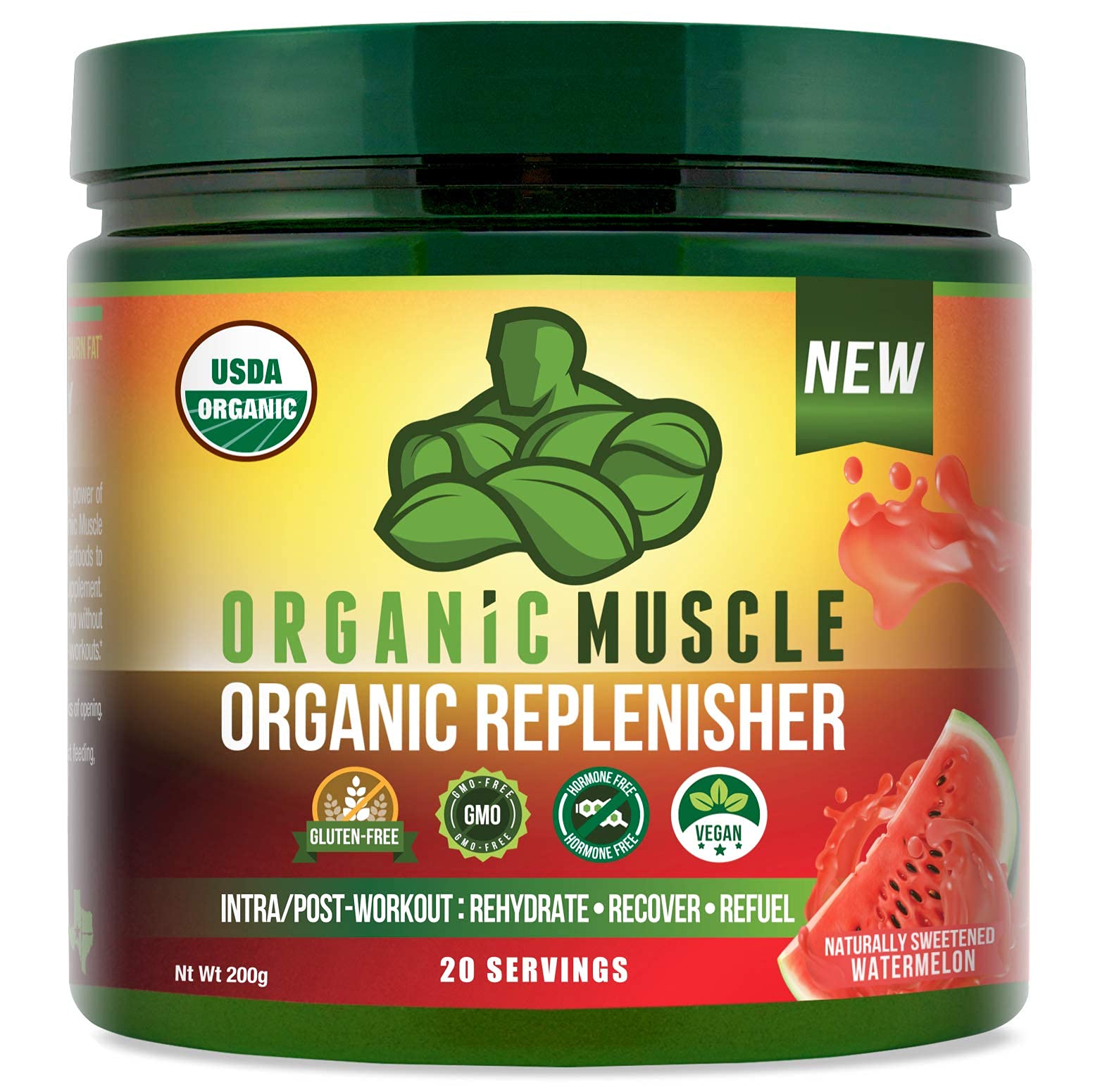 Organic Muscle Bundle - Pre-Workout Powder for Energy (Passionfruit Guava) + Replenisher Organic Muscle buy australia supplements