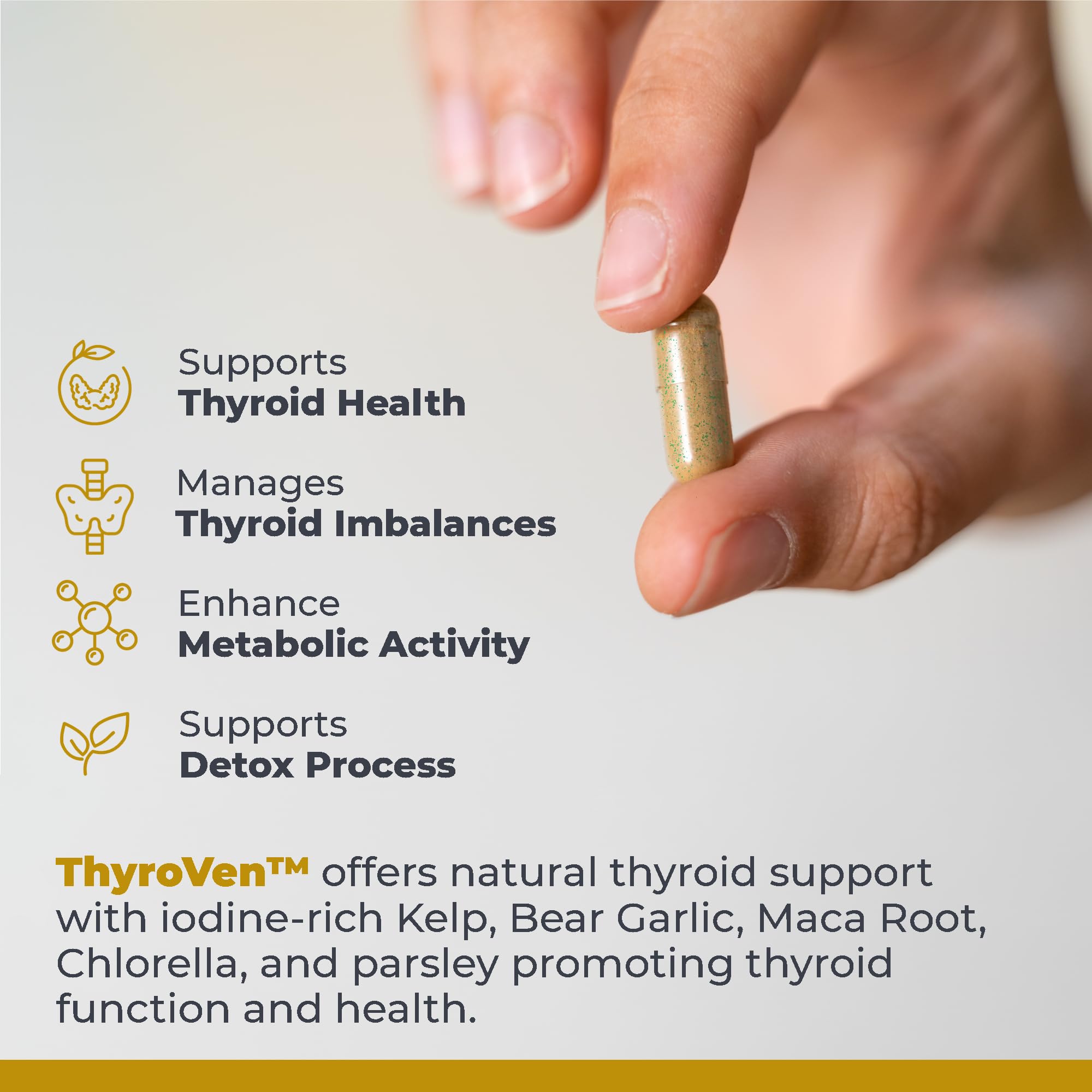 Premier Research Labs ThyroVen - Thyroid Support for Women, Thyroid Support for Men, Thyroid Supplement, Thyroid Support Complex with Naturally-Sourced Iodine - 60 Capsules Premier Research Labs buy australia supplements