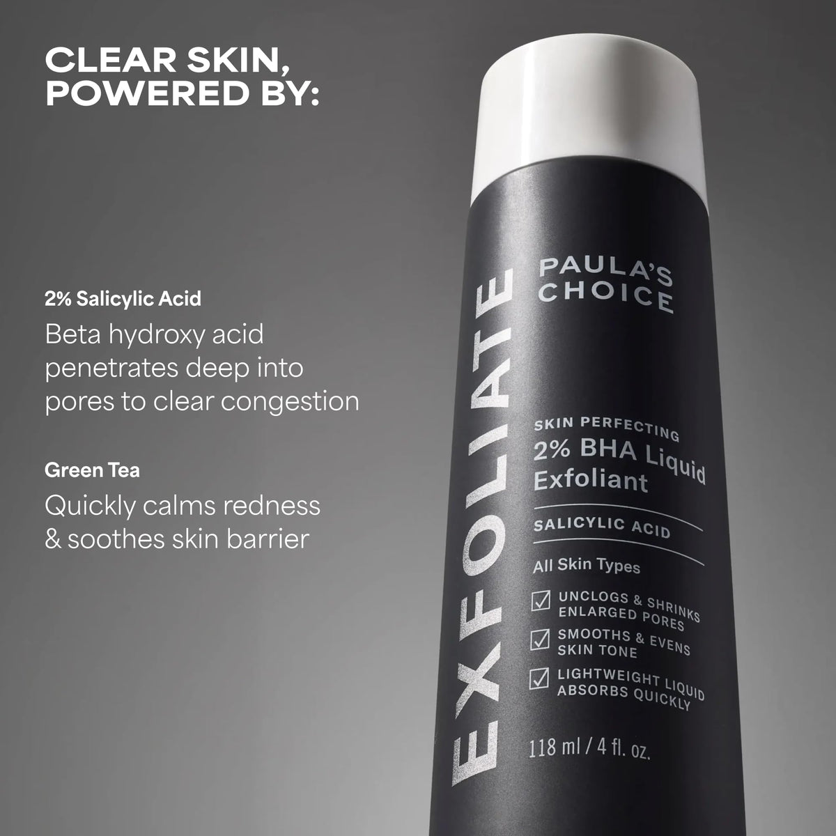 Paula's Choice SKIN PERFECTING 2% BHA Liquid Exfoliant, 4 Fl Oz Paula's Choice