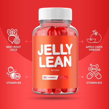 (2 Pack) Jelly Lean Gummies, JellyLean Gummys Loss Support Formula, Premium All-Natural Ingredients Advanced Maximum Strength for Overall Health & Wellness Supplement Lofero