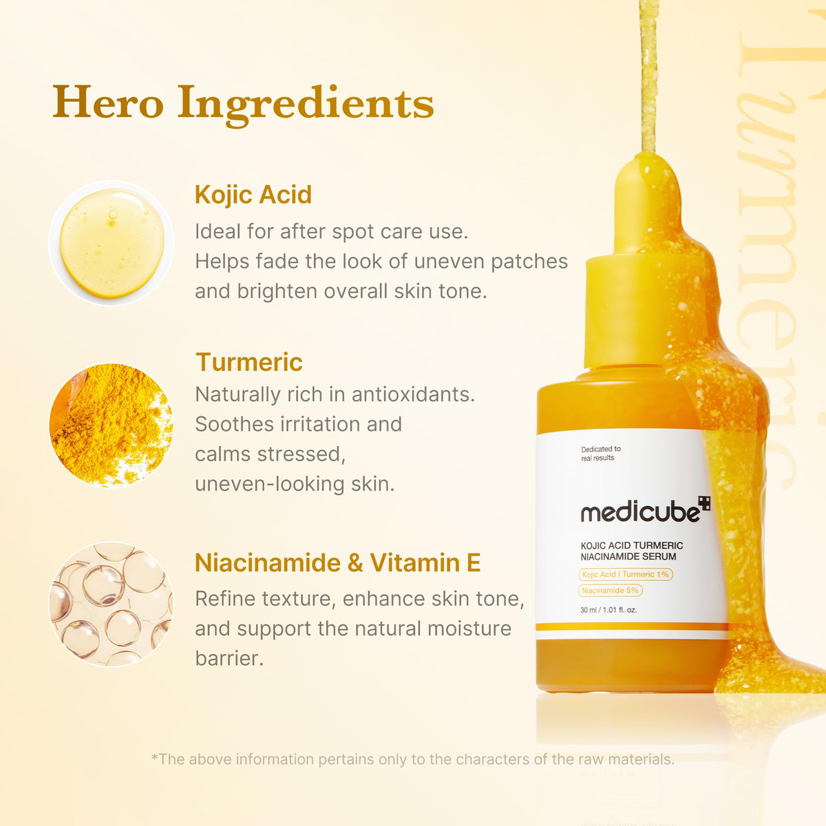 medicube Kojic Acid Turmeric Clarifying Capsule Serum for Troubled Skin medicube