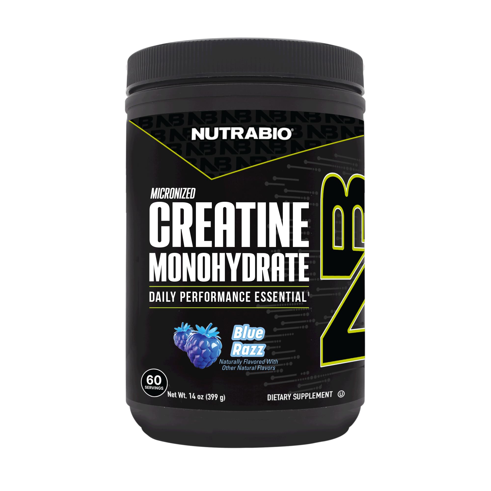 NutraBio Pure Micronized Creatine Monohydrate Powder Supplement, Blue Razz (300 g) - Supports Bulk Muscle Energy, Recovery, and Strength - HPLC Tested Creatine Powder Supplement for Men and Women NutraBio buy australia supplements