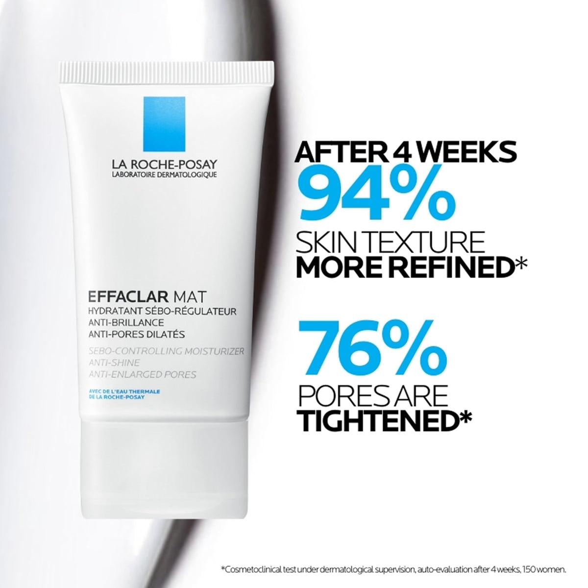 La Roche-Posay Effaclar Mat Oil Free Face Moisturizer for Oily Skin 1.4oz La Roche-Posay