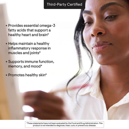 THORNE - Super EPA - Omega-3 Fish Oil Supplement with EPA & DHA from Sustainably Sourced Fish - Supports Brain, Skin, Joint & Heart Health* - Third-Party Certified THORNE