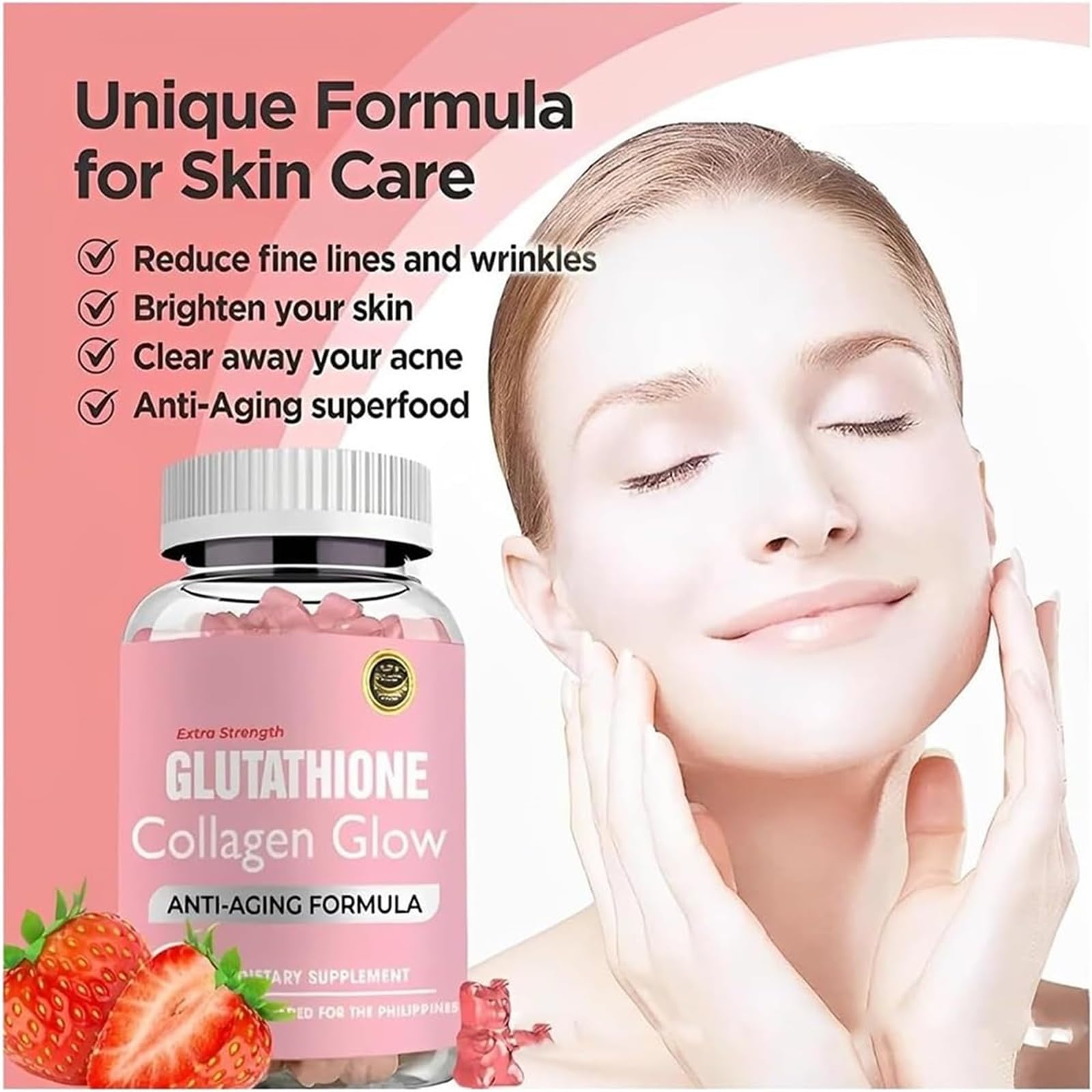 Caduola Glutathione Collagen Glow Gummies, Glutathione Collagen Glow Gummies for Dark Spot Caduola buy australia supplements