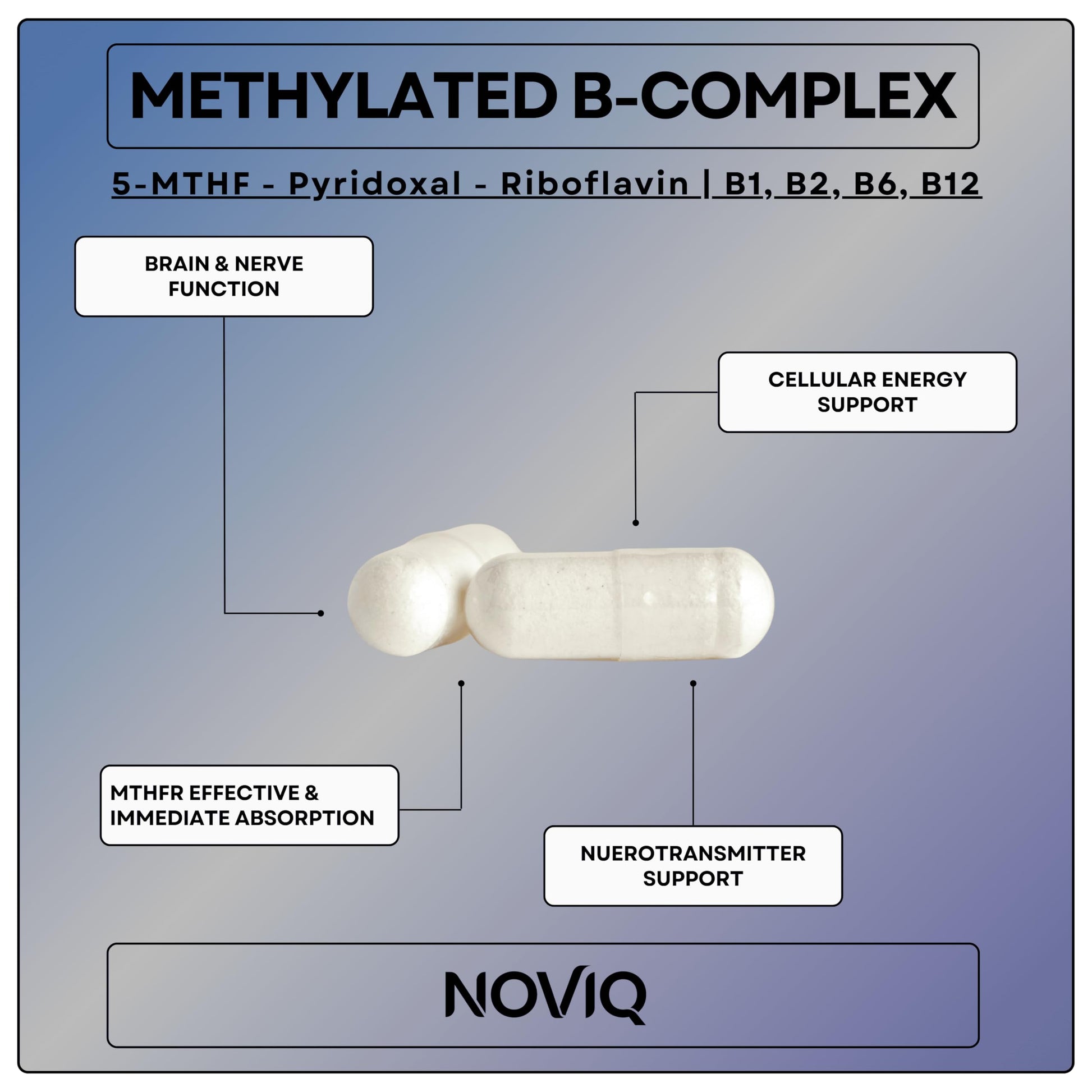 11-in-1 Nootropic Supplement: Supports Memory & Cognition - 100mg Ginkgo 150mg Bacopa 300mcg Huperzine 200mg L-Theanine 150mg L-Tyrosine & Bioactive B-Complex w/ 5-MTHF - 1,100mg+ Serving - 60 Count NOVIQ buy australia supplements