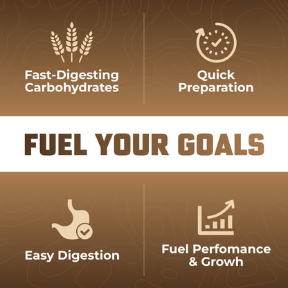 Huge Creamy Rice, Maple Brown Sugar, Rice Cereal (Cream of Rice Style), Quick & Easy Preparation, Fast-Digesting Carbohydrates, Sugar-Free, Creamy Texture, Pre & Post Workout Fuel, 30 Servings