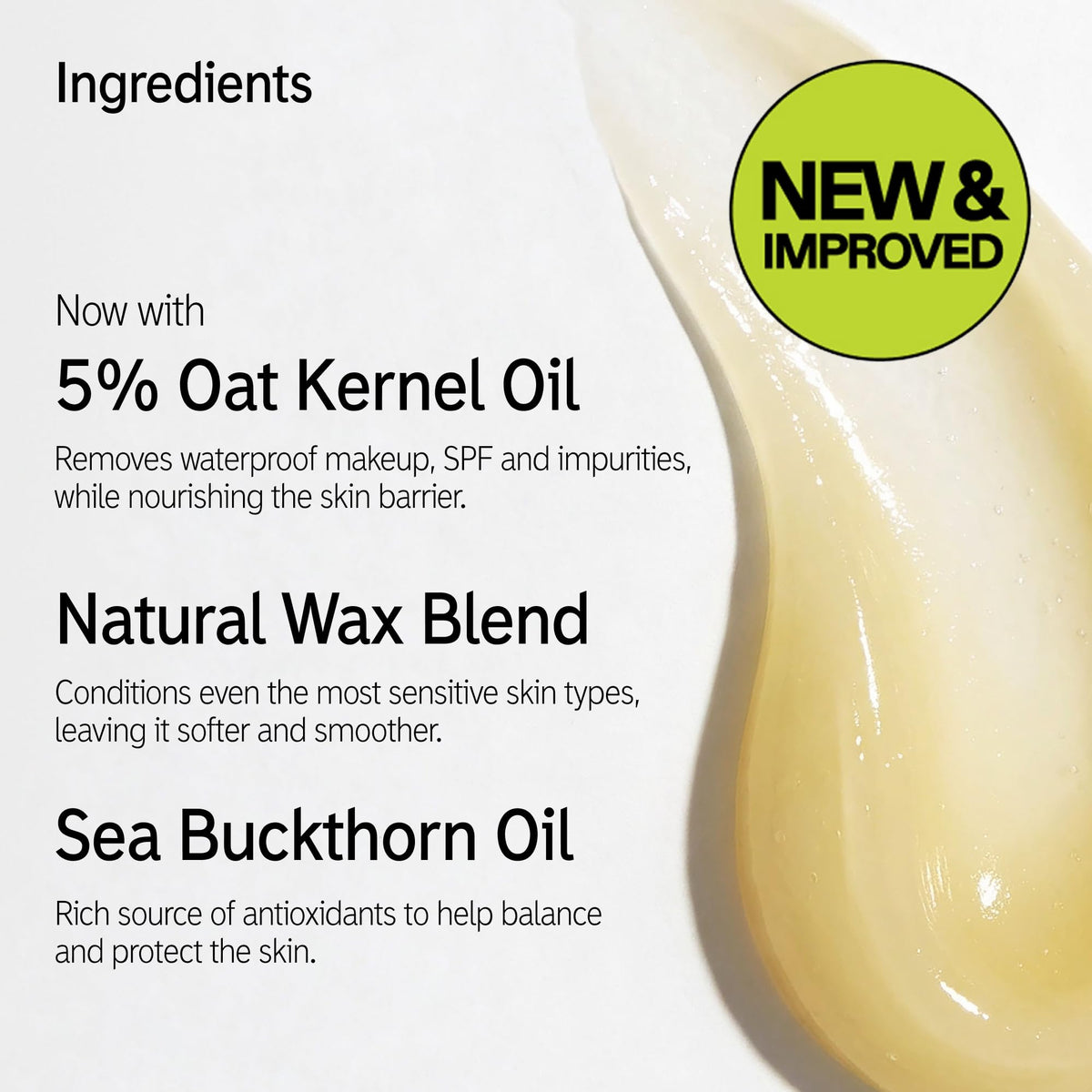 The INKEY List Oat Cleansing Balm 5 fl oz - New & Improved Formula The INKEY List
