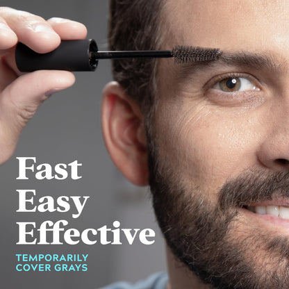 JUST FOR MEN 1-Day Beard & Brow Color, Temporary Color, Darkest Brown/Black Just for Men