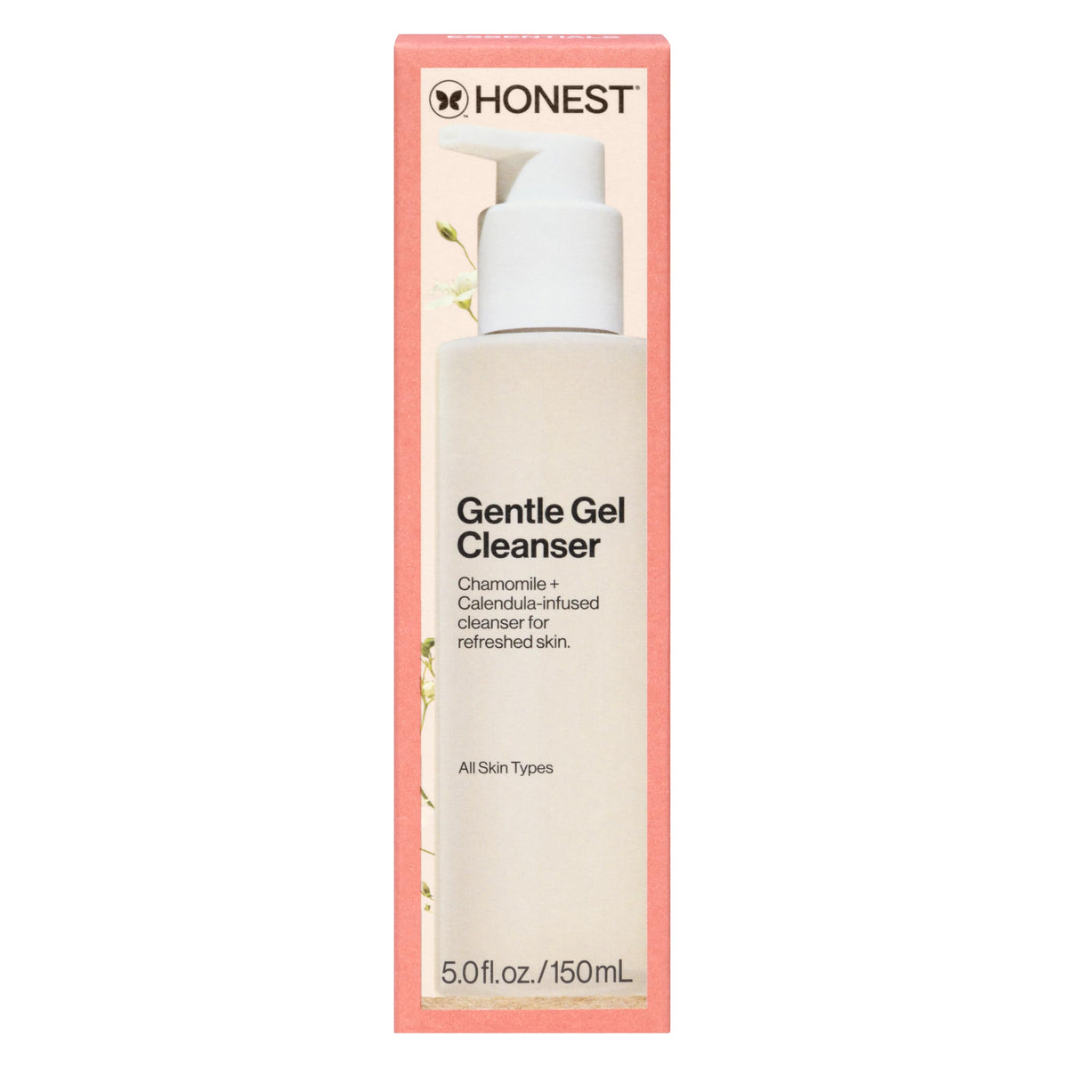 Honest Beauty Gentle Gel Daily Face Cleanser, Sensitive Skin, 5 fl oz Honest Beauty