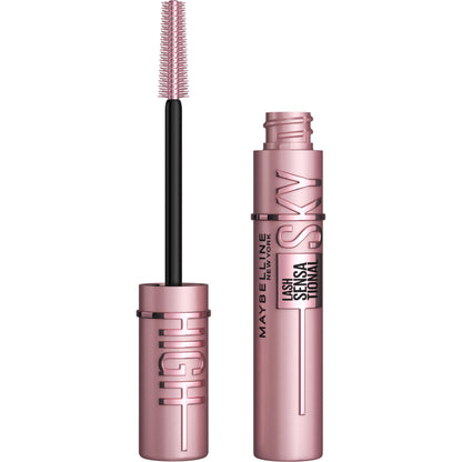 Maybelline Lash Sensational Sky High Washable Mascara Makeup, Volumizing, Lengthening, Defining, Curling, Multiplying, Buildable Formula, Blackest Black, 1 Count MAYBELLINE