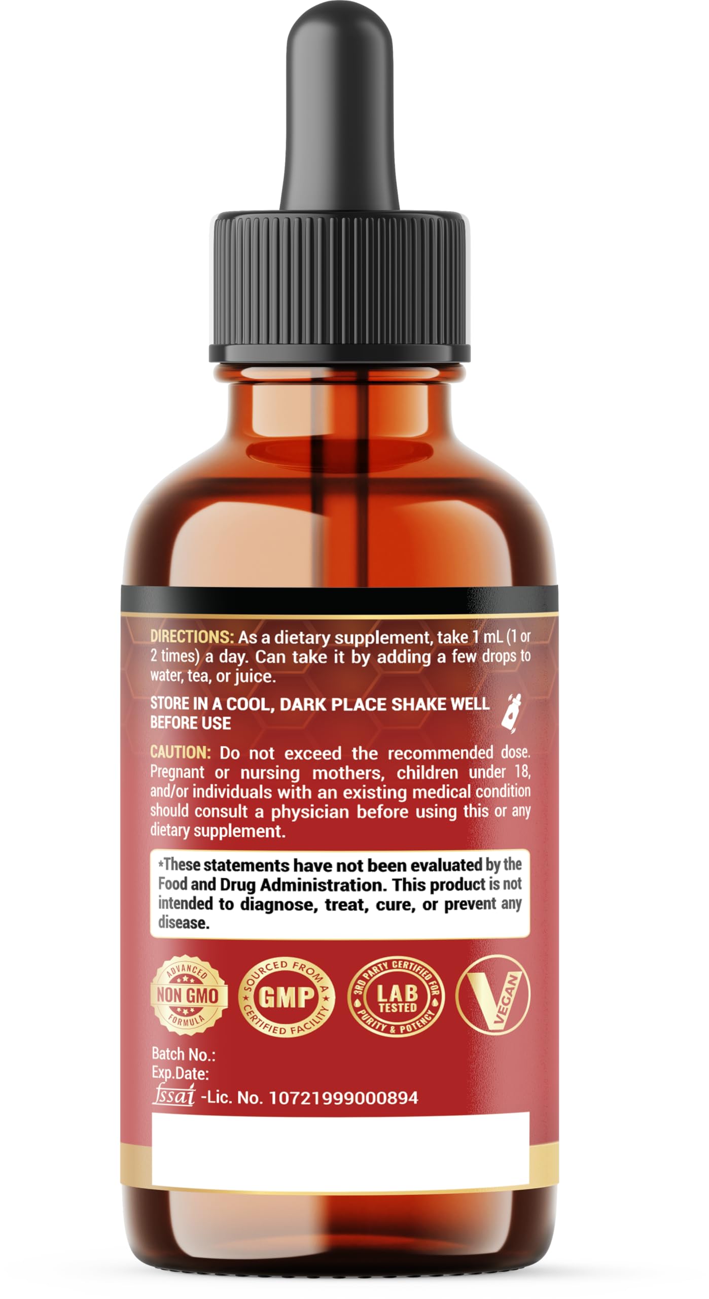 Penhoment 6in1 Sea Moss Drops with Black Seed Oil Irish Seamoss, Ashwagandha, Burdock Root & Bladderwrack - 1FL Oz - 30 Day Supply Penhoment buy australia supplements