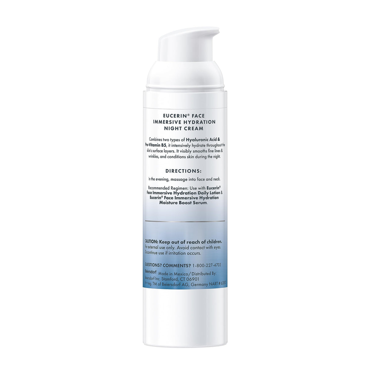 Eucerin Face Immersive Hydration Night Cream, 2.5 OZ Eucerin