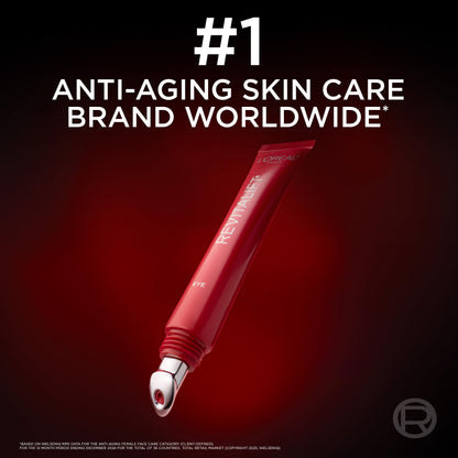 L'Oreal Paris Revitalift Triple Power Anti-Aging Eye Cream, Pro Retinol, Hyaluronic Acid & Vitamin C, Reduce Wrinkles & Puffiness 0.5 fl. oz. L'Oreal Paris