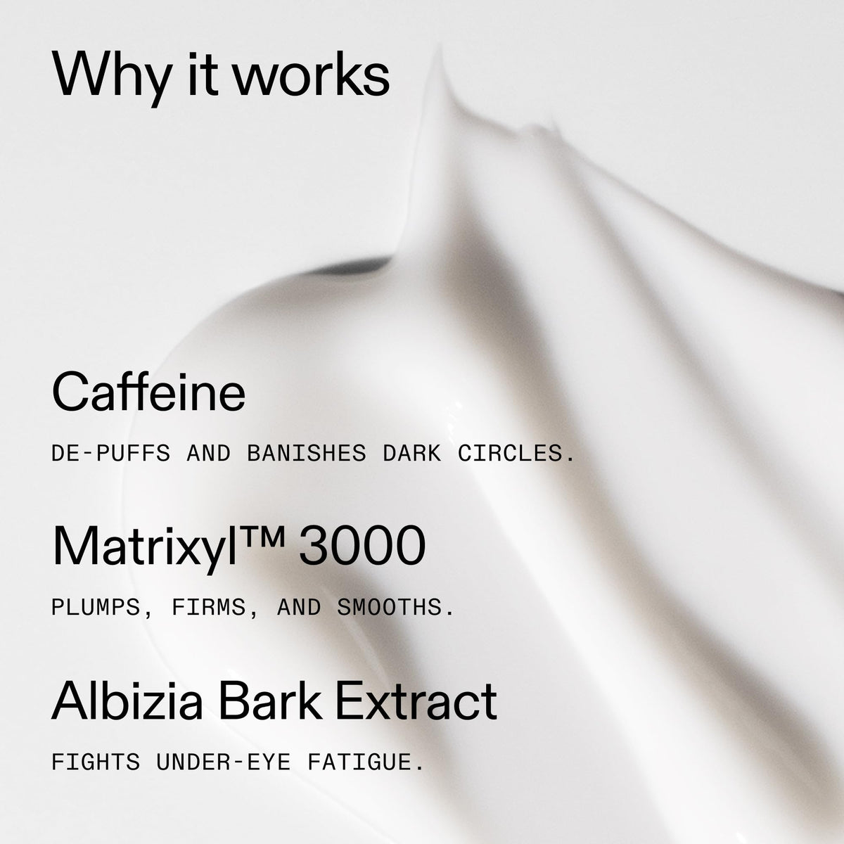 The INKEY List Caffeine Eye Cream, Reduce Eye Puffiness and Dark Circle, Blur Fine Lines, 0.5 fl oz The INKEY List