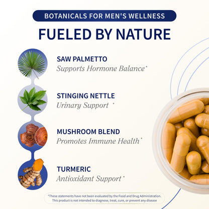 Snap Supplements Prostate Health Supplement with Saw Palmetto for Men, DHT Blocker - Helps Support Male Urinary Tract and Prostate for Mens Health Snap Supplements