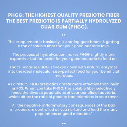 PERFECT PASS Prebiotic PHGG Partially Hydrolyzed Guar Gum 210g Powder - 100% Natural Gluten Free Non GMO - Certified Kosher Vegetarian Sugar Free PERFECT PASS
