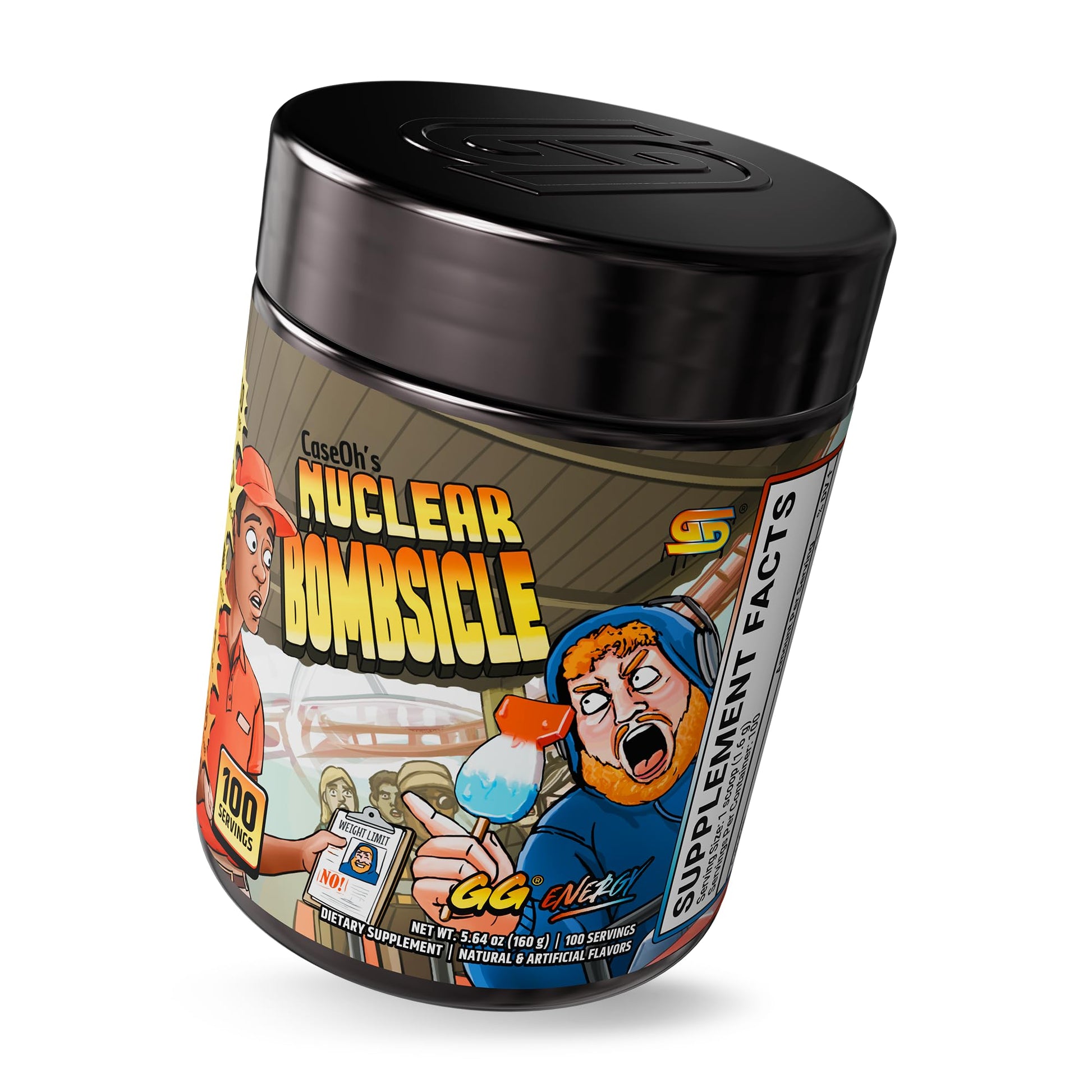 Gamer Supps GG Energy - CaseOh's Nuclear Bombsicle by CaseOh (100 Servings) - Keto Friendly Gaming Energy and Nootropic Blend, Sugar Free + Organic Caffeine + Vitamins + Immune Support, Powder Drink Gamer Supps buy australia supplements