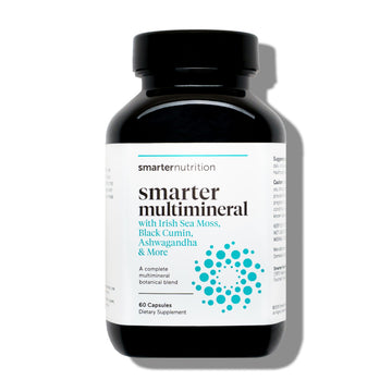 SMARTERNUTRITION Sea Moss Multimineral with Irish Sea Moss with Ashwagandha Bladderwrack Turmeric Zinc Vitamin C Elderberry Dandelion - Non-GMO, USA Manufactured - 60 Capsules[30 Day Supply] SMARTERNUTRITION buy australia supplements