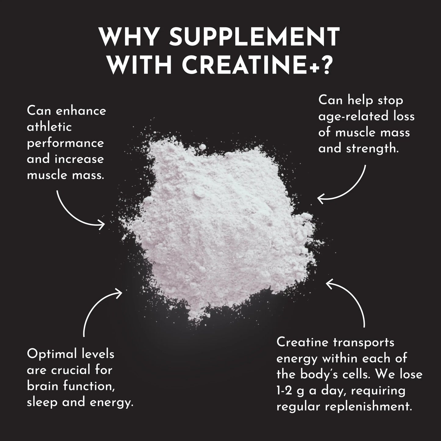 JUST INGREDIENTS Creatine Monohydrate Powder with Rejen Fulvic Mineral Complex - Supports Muscle Recovery, Energy, Strength, Cognitive Function - 30 Servings JUST INGREDIENTS
