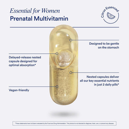 Ritual Prenatal Multivitamin and Gut Duo Supplements with Prenatal Vitamins and Synbiotic+: 3-in-1 Probiotic, Prebiotic, Postbiotic, Supports Pregnancy, and Gut Health, 30 Day Supply