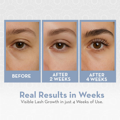 Castor Oil for Eyelashes & Eyebrows, Lash & Brow Serum, 2 x 10 ml Pure Body Naturals