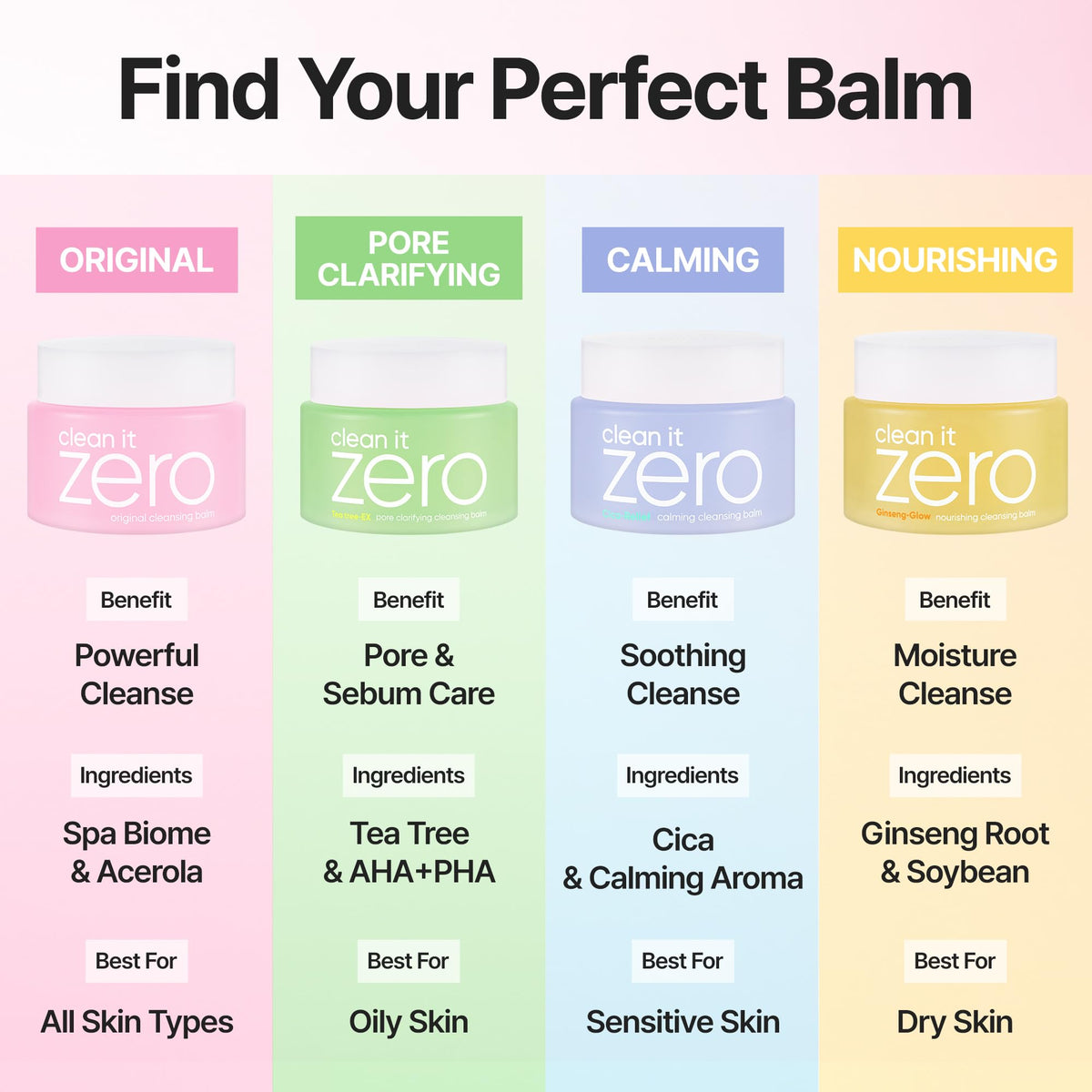 BANILA CO Clean it Zero Original Cleansing Balm Big Size (6.08 fl oz) BANILA CO