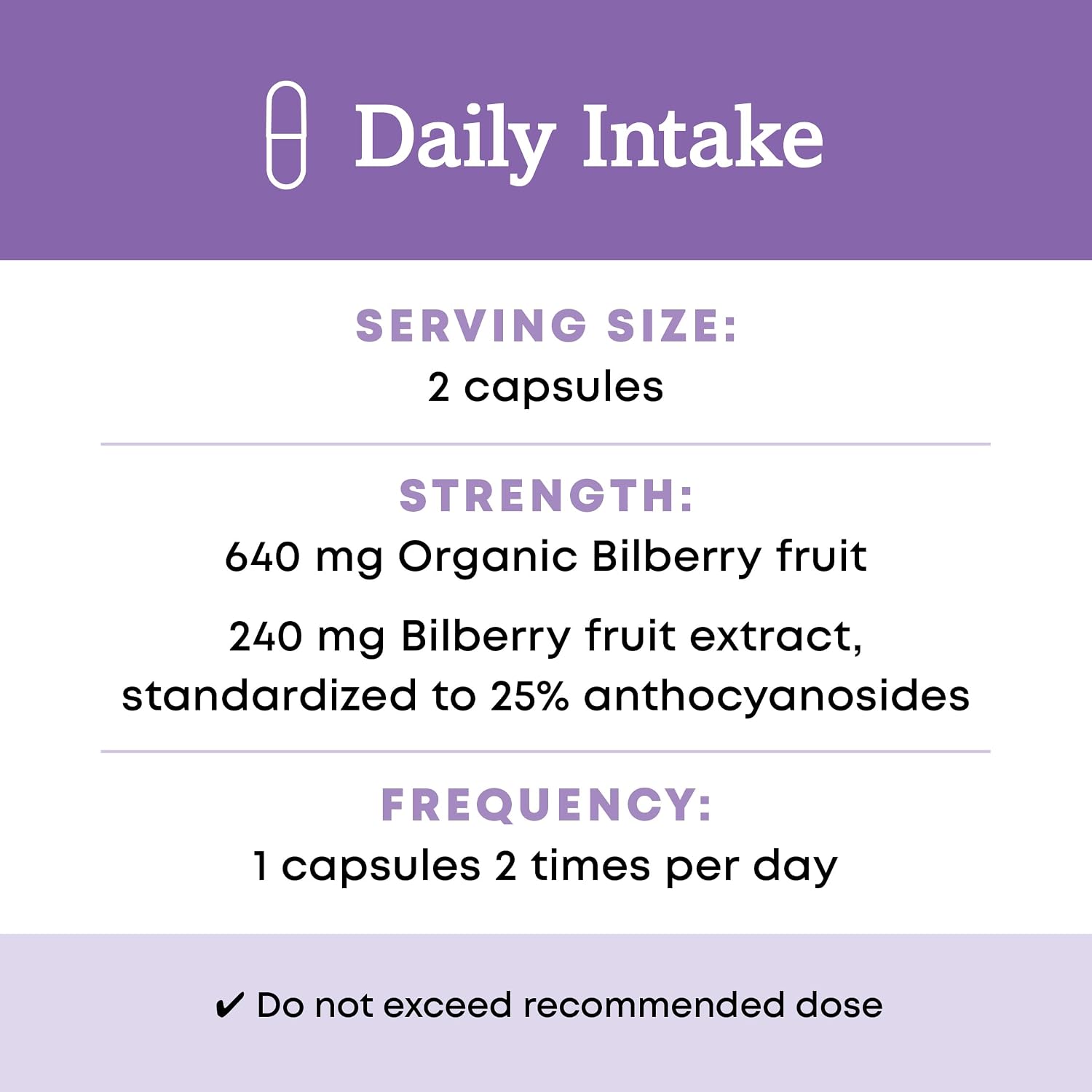 Oregon's Wild Harvest Bilberry Herbal Supplement Vegan Capsules, 880 mg, 60 Count Gsupps Australia