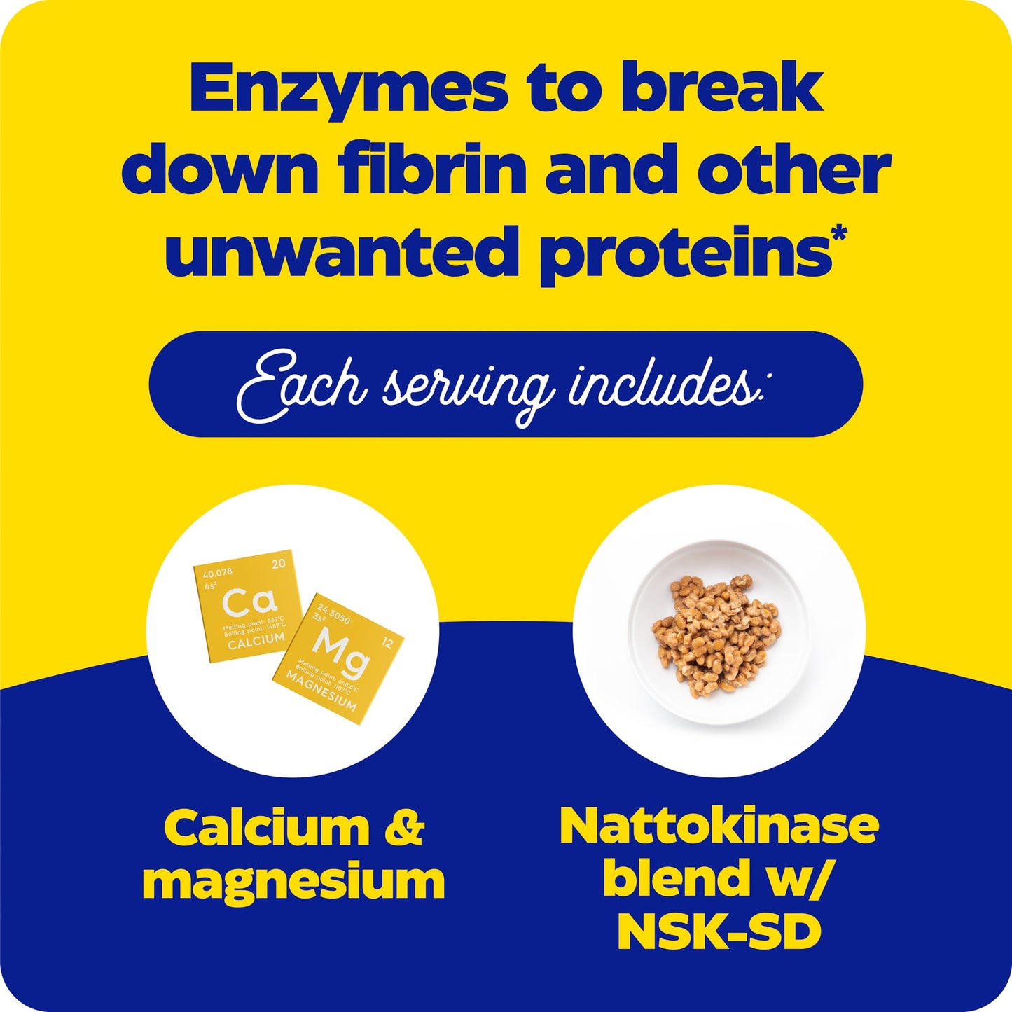 Enzymedica Natto-K Capsules, Vegan, Gluten Free, Kosher - 90 Capsules Gsupps Australia